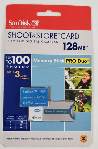 Sandisk 128mb memory stick - sandisk,